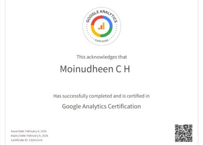 Google Analytics Certificate