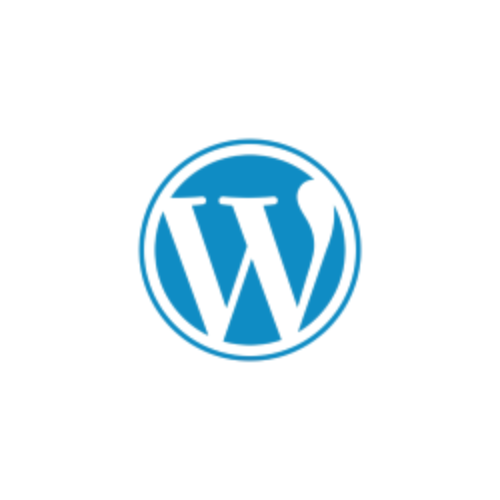 WORDPRESS WHITE LOGO
